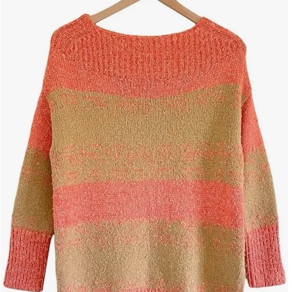 ANTHROPOLOGIE • Pilcro Striped Rugby Style Stripe Tunic Length Sweater - Picture 6 of 15